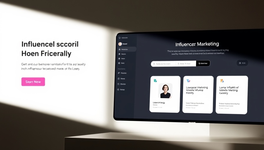 Minimalist Lessie AI interface for influencer marketing automation.