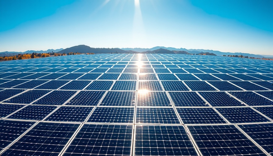 Expansive solar power tower illustrating renewable energy demand.