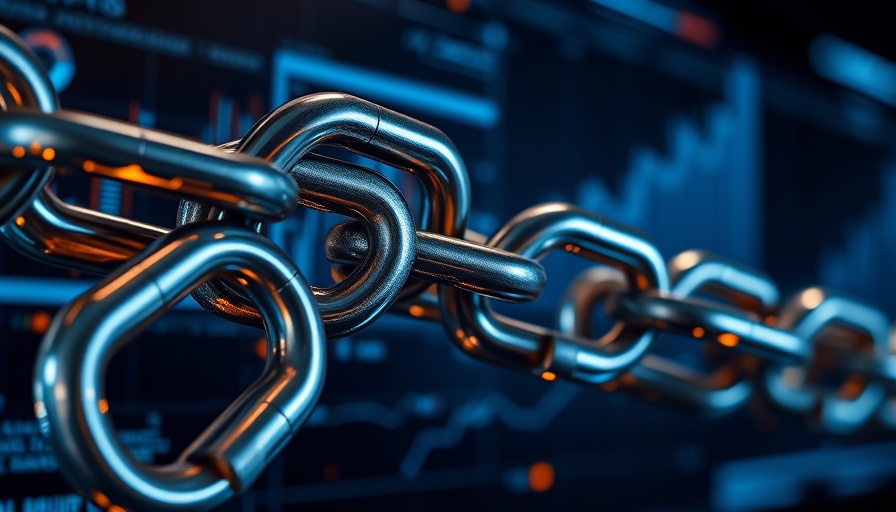 Futuristic chains symbolizing supply chain integration capabilities