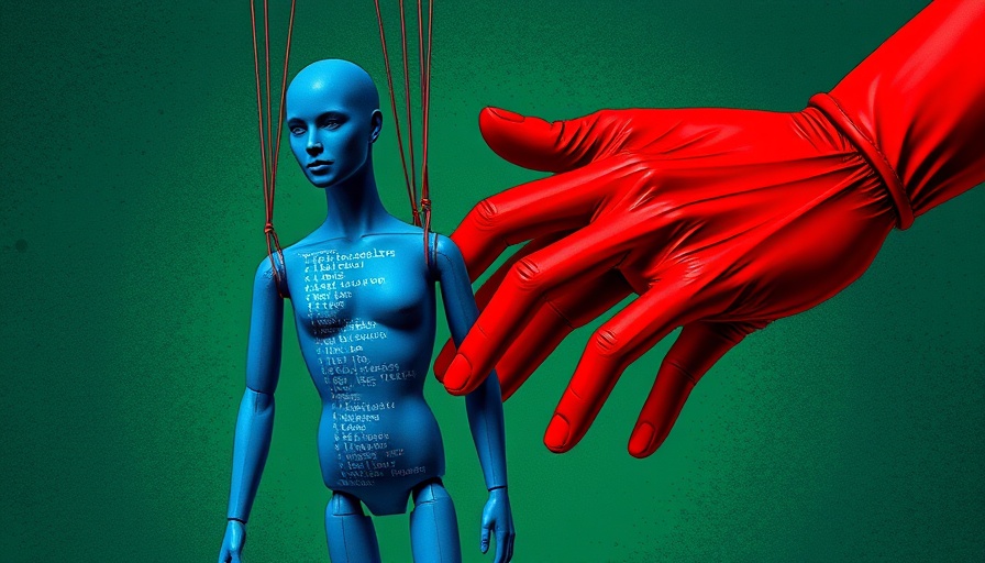 AI model data ownership control illustrated as puppet manipulation