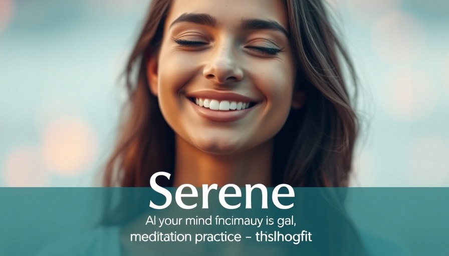 Mindful meditation practice digital graphic with serene design.