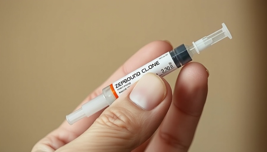 Close-up of Zepbound injection pen in hand, warm lighting.
