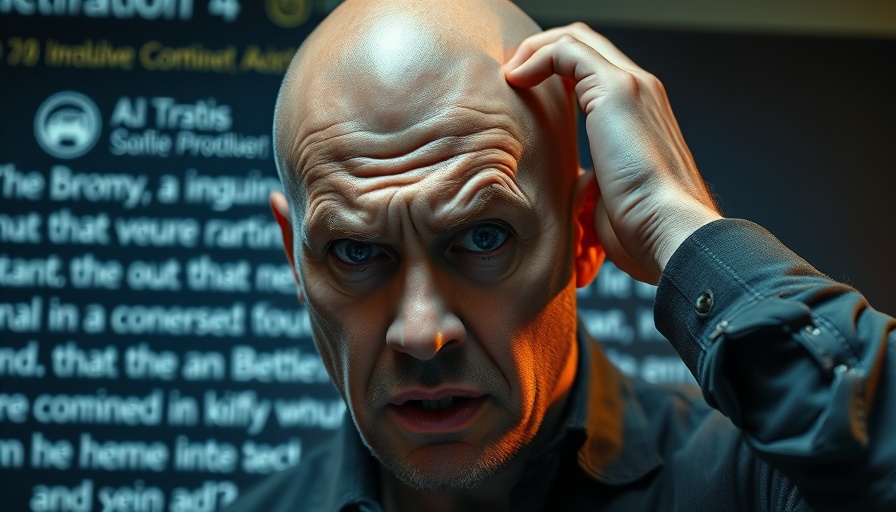 AI Researchers SHOCKED Models Learn Malicious Behavior: Bald man shocked by text