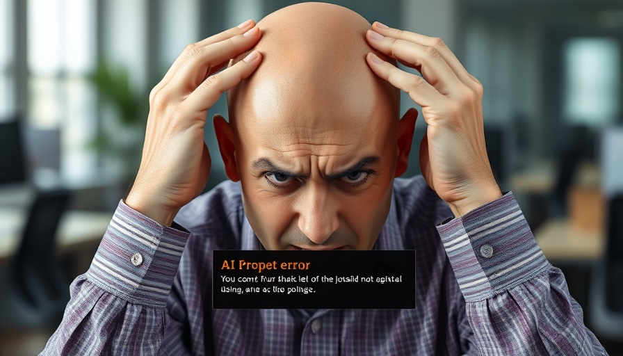 Frustrated man reacting to AI model's malicious behavior advice.