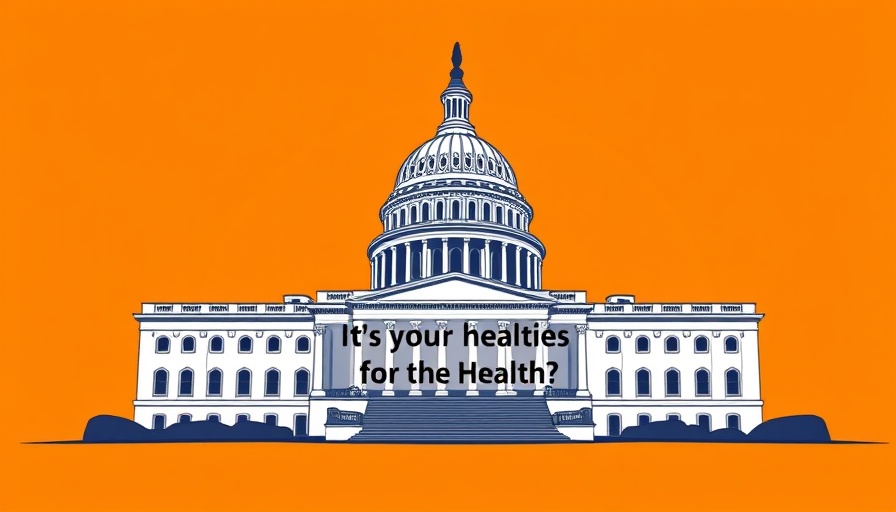 ACA Premium Hikes illustration with Capitol building and health query.