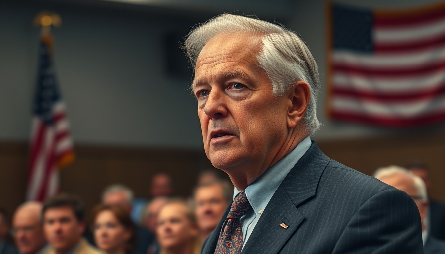Older man discussing RFK Jr. vaccine policies at an event.