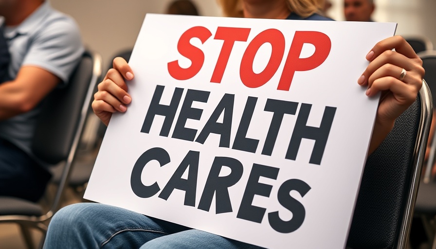 Protest sign against healthcare cuts related to Michigan Medicaid Work Requirements.