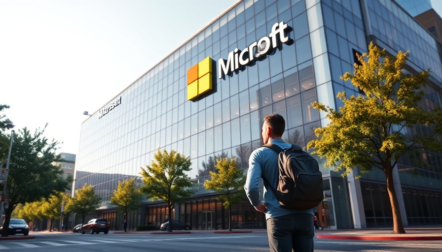 Microsoft building illustrating remote work changes.