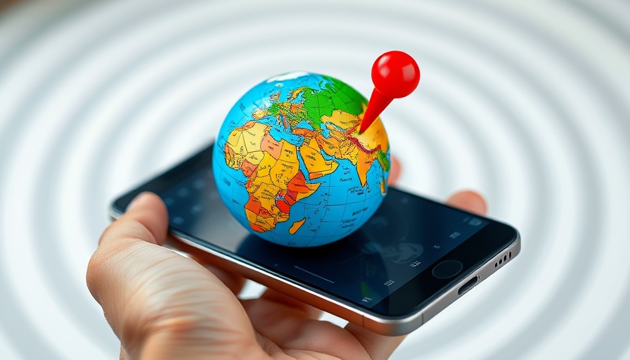 Colorful globe on smartphone for Local SEO Best Practices.