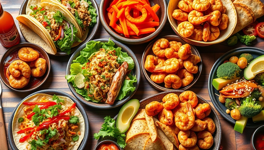 Amazing Recipes with Sriracha featured in colorful dishes.