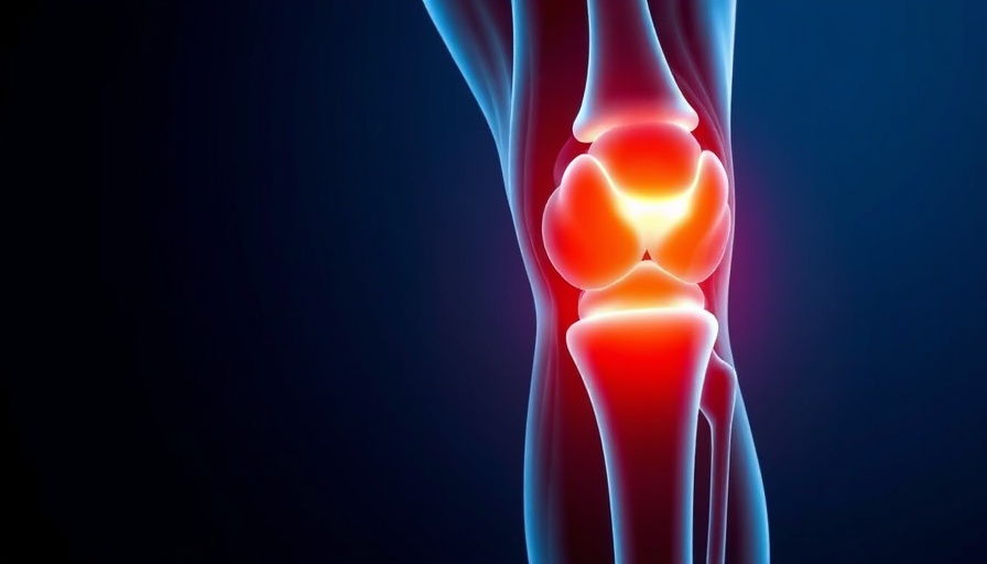 Illustration of painful knee joint highlighting how to delay knee surgery.