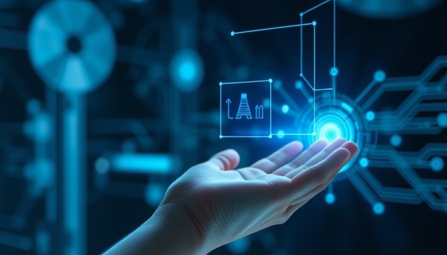 Futuristic hologram interface in hand symbolizing AI investments not paying off.