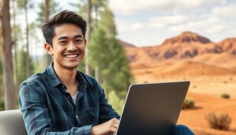 AI Image Editing: transformation from forest to desert background