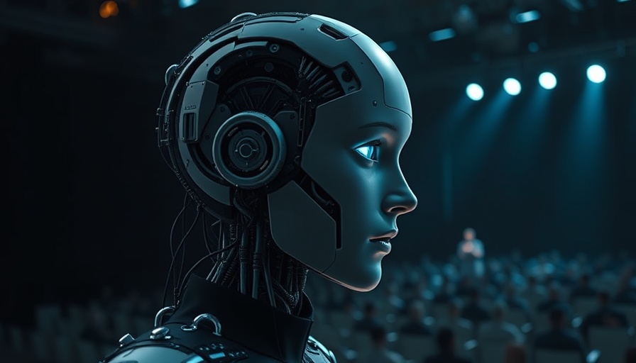 AI Image Generation Revolution presentation with futuristic AI design.