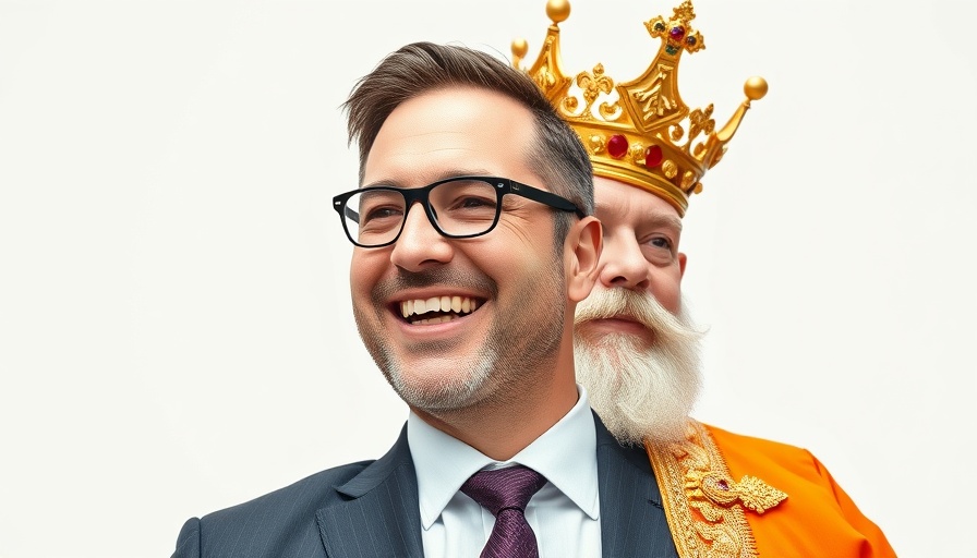 Google Gemini 2.5 Flash Image Editor Use Cases, man transforming into a king.
