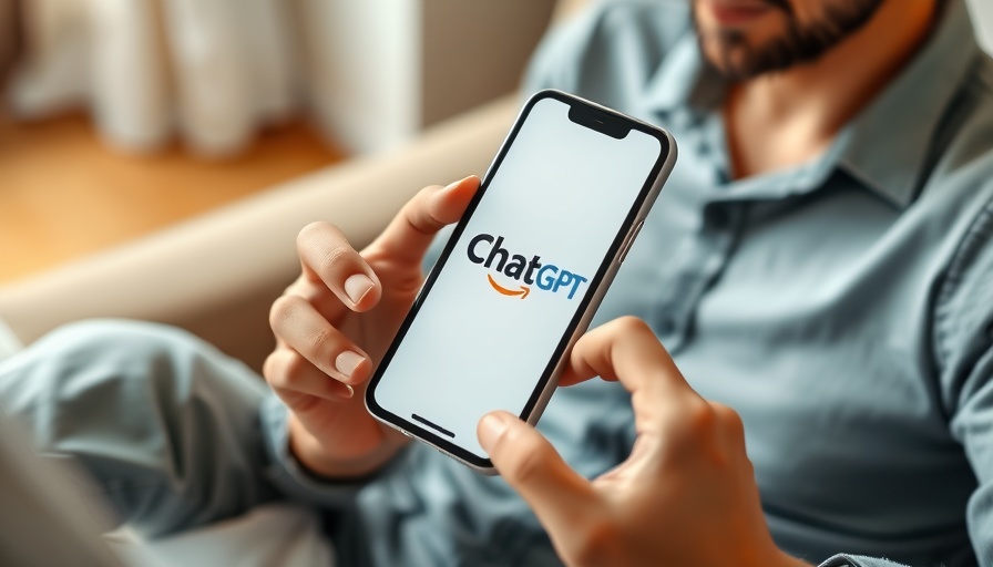 Smartphone showing ChatGPT logo for productivity prompts