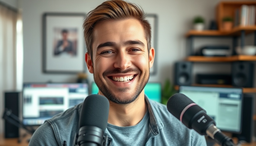 Man discussing GPT-5 Transformation in AI Technology in a home studio.