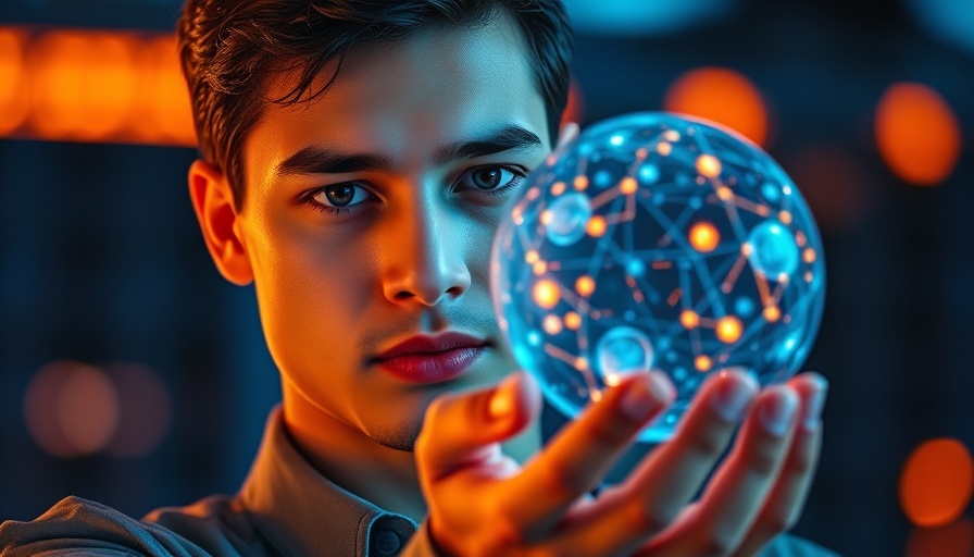 Focused professional showcasing Multi-AI Search Platform Shift.