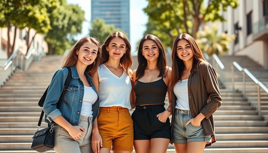 Confident young women outdoors, city backdrop, health hazards fossil fuels