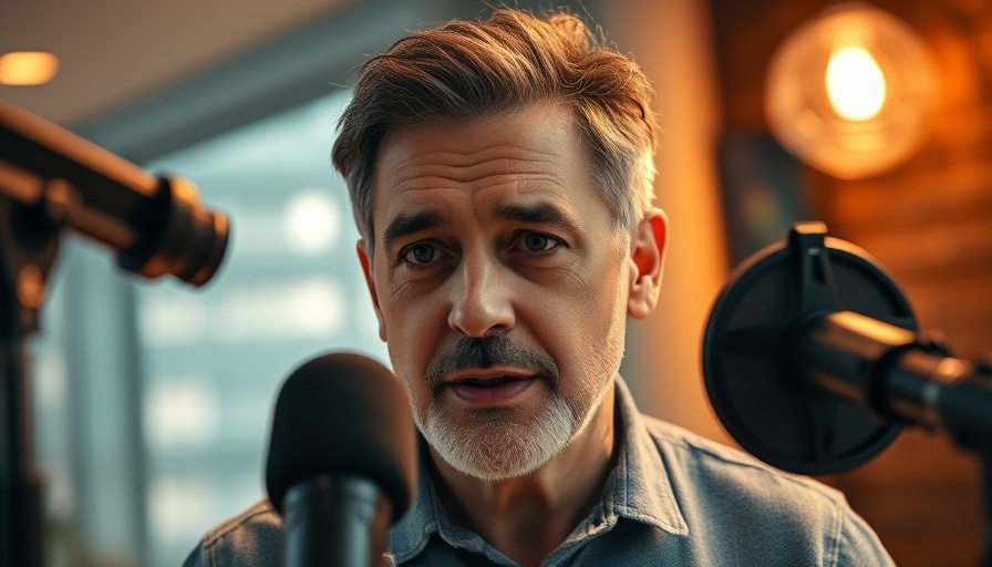 Engaging speaker discusses AI technology trends with implications.