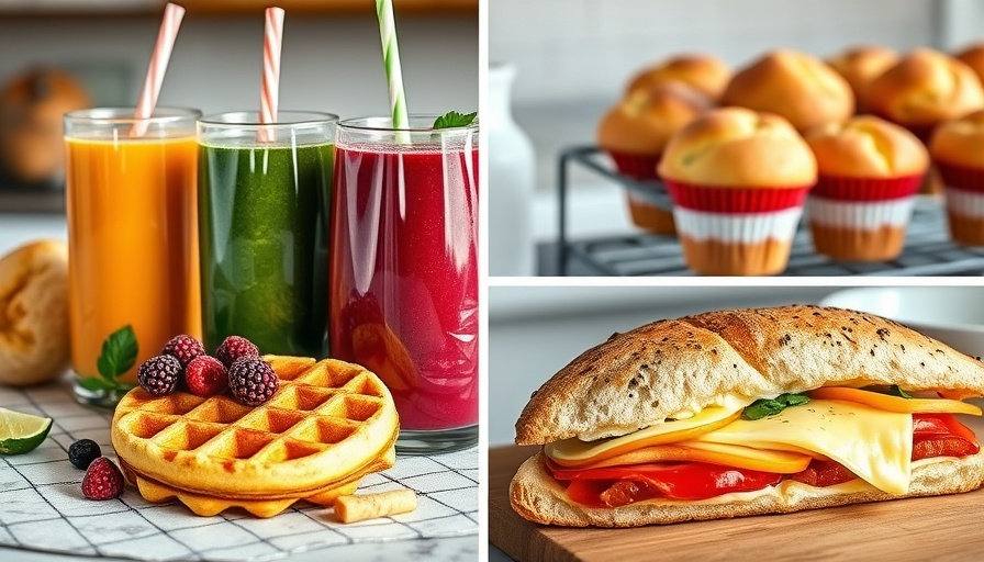 20+ Healthy Make-Ahead Breakfast Recipes with smoothies, waffles, muffins.