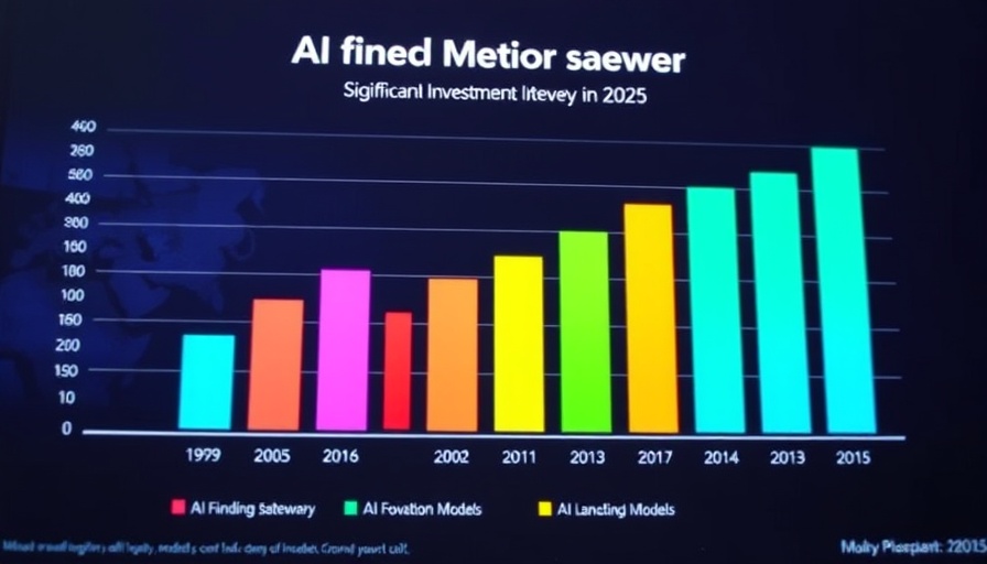Chart of 2025 AI sector funding, highlighting leading investments in AI Foundation Models.