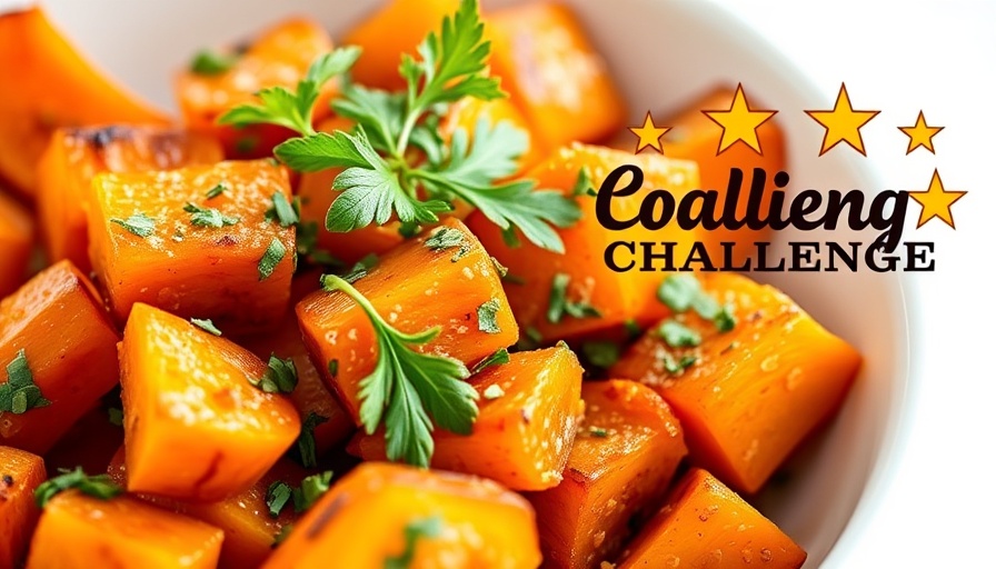 October Cooking Challenge featuring roasted butternut squash.