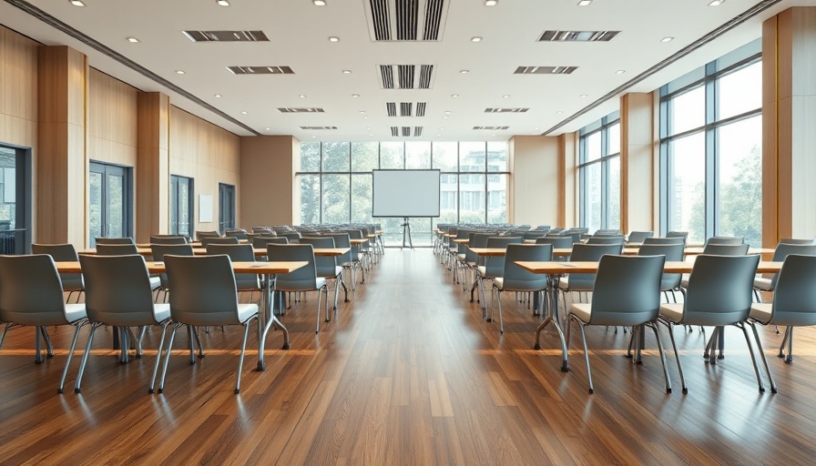 Spacious conference room showcasing new site offerings at NYCSCC 2024