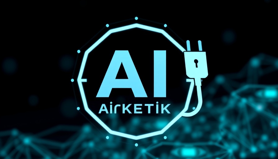 AI in Digital Marketing modern logo design with tech elements.
