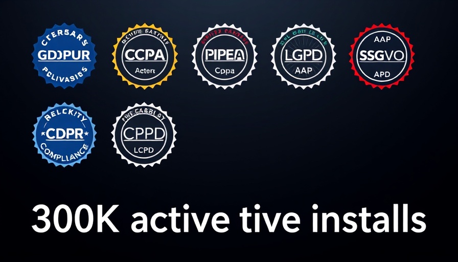 Bold GDPR Cookie Compliance graphic with active installs.
