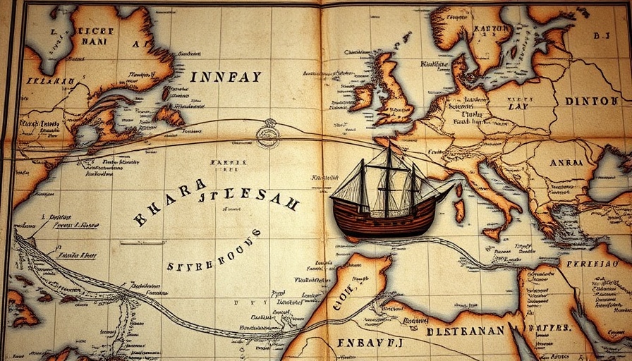 Giovanni da Verrazzano's 16th-century map illustrating European exploration