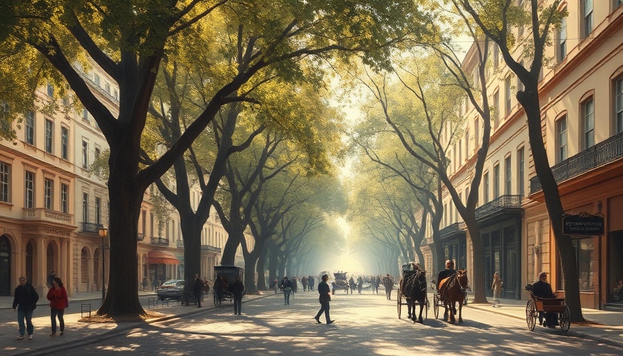 Impressionist scene in Greenwich Village highlighting literary ambiance.