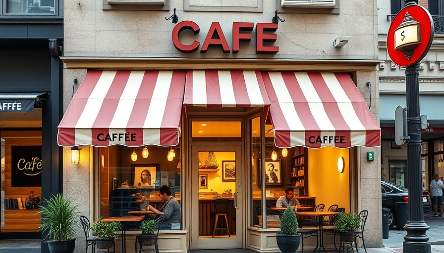 Charming cafe near NYCSCC with inviting decor and street view.