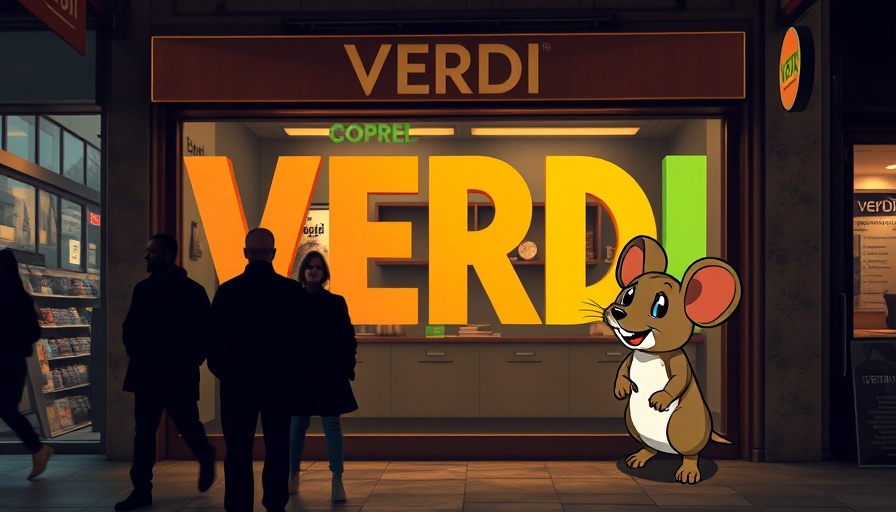 Promotional banner near Ralph's Famous Italian Ices and Ice Cream location.