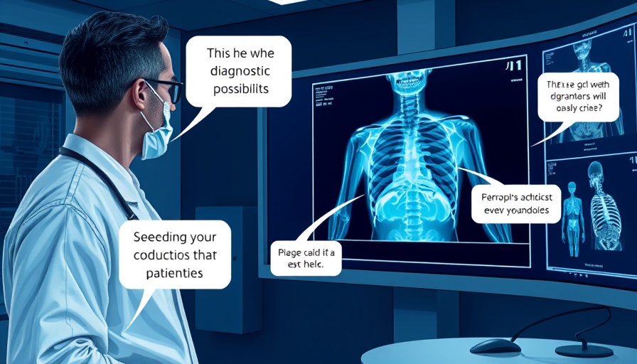 Radiologist improves reliability of diagnostic reports with X-ray analysis.