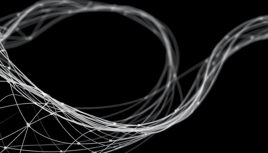 Detailed wireframe grid representing AI development in monochrome.