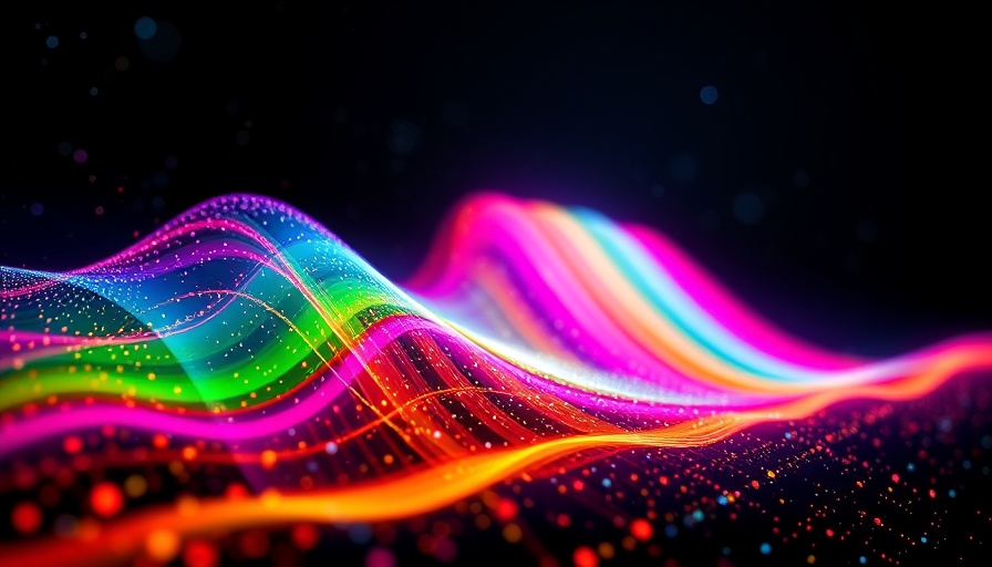 Vibrant abstract pattern illustrating energy flows in AI coding workflows.