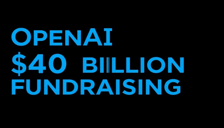 OpenAI 40 billion fundraising announcement banner
