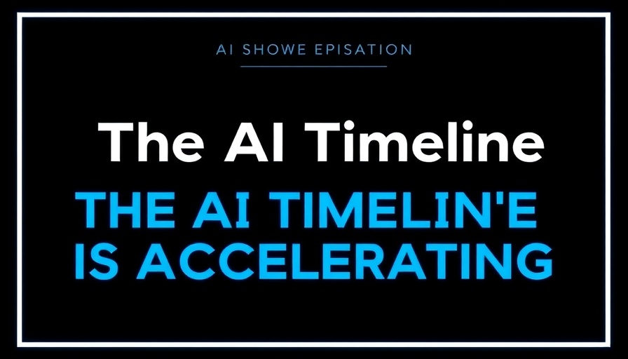 Road to AGI text image promoting AI show episode.