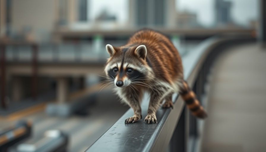 Upper East Side raccoon sighting in urban area.