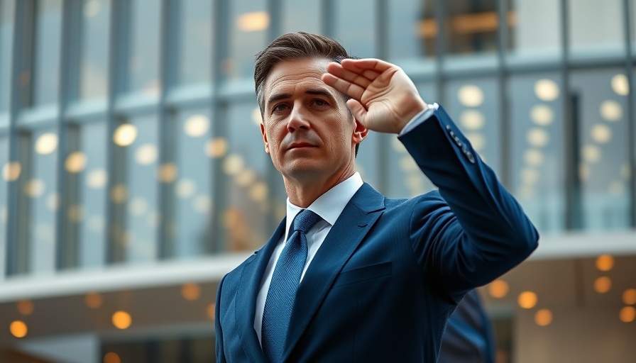 Hegseth Signal chats military communications, man saluting in front of building.