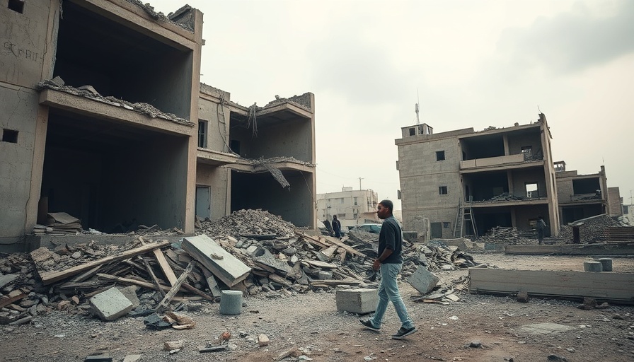 Damaged building and debris illustrate Ukraine Russia Easter Truce aftermath.