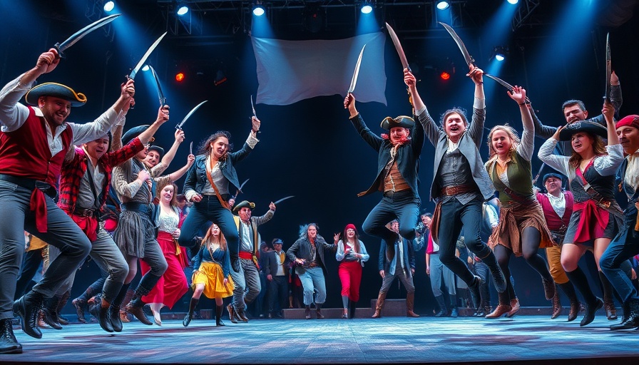 Broadway Shows Review 2025: Thrilling pirate stage performance.