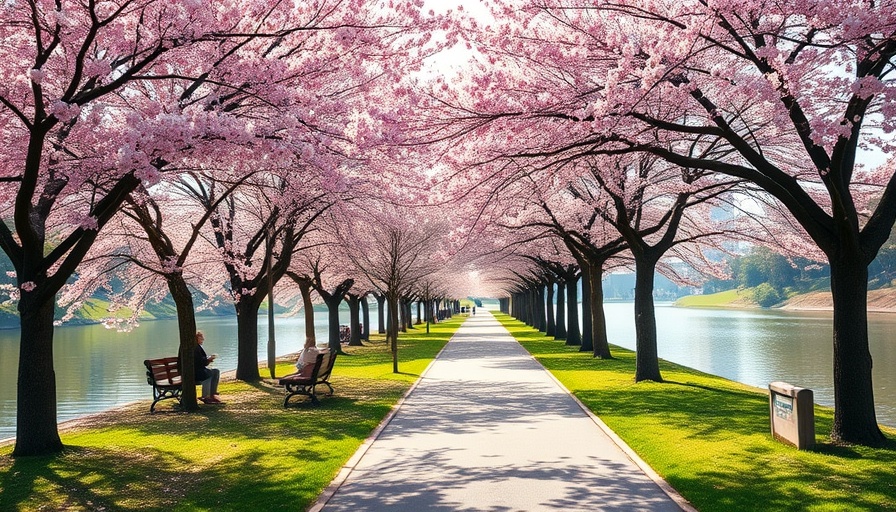Riverside Park Cherry Walk reopening with blossom views