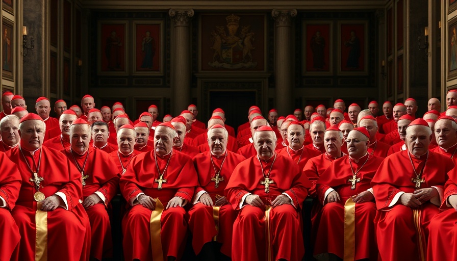 Vatican conclave cardinals in red robes, diversity representation