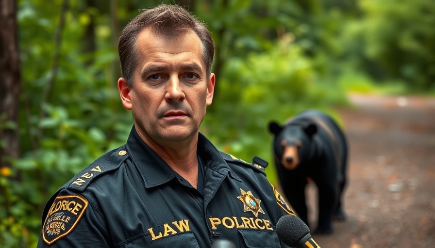 Officer discusses black bear attacks in Florida, bear on path