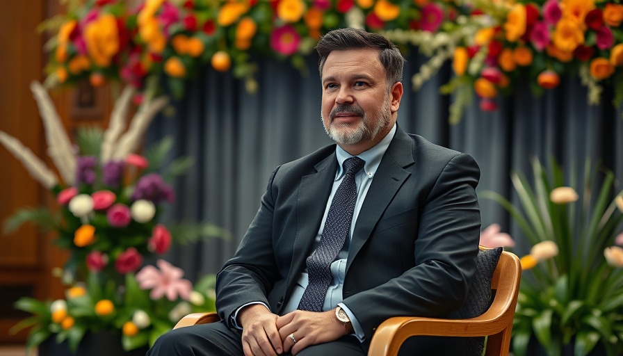 Confident man in a suit discussing in a decorated room related to DOJ investigation race-based hiring