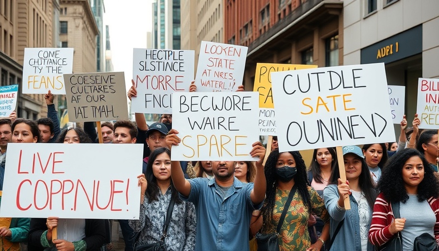 Protest against Pearl Street homeless shelter on urban street
