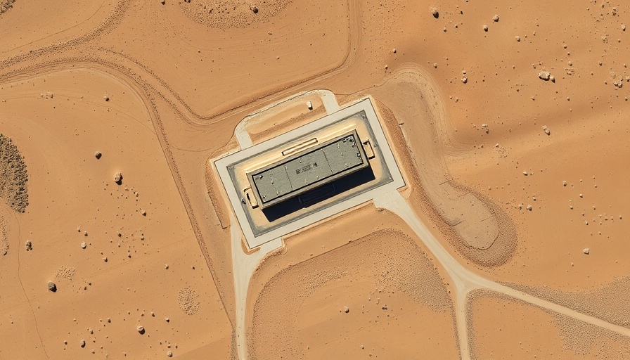 Satellite view of potential site linked to US strikes Iran nuclear program assessment.