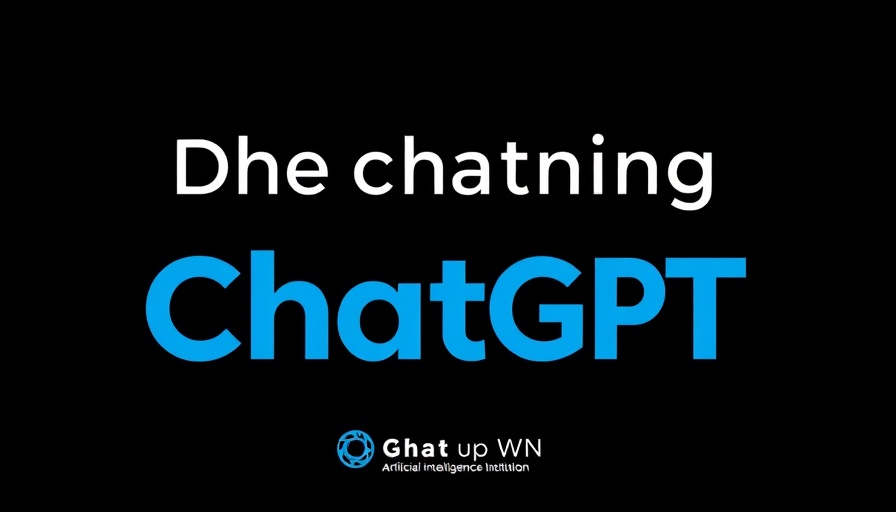 Does ChatGPT Make You Dumber poster questioning AI impact.